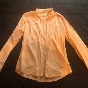 Orange Calvin Klein Dress Shirt